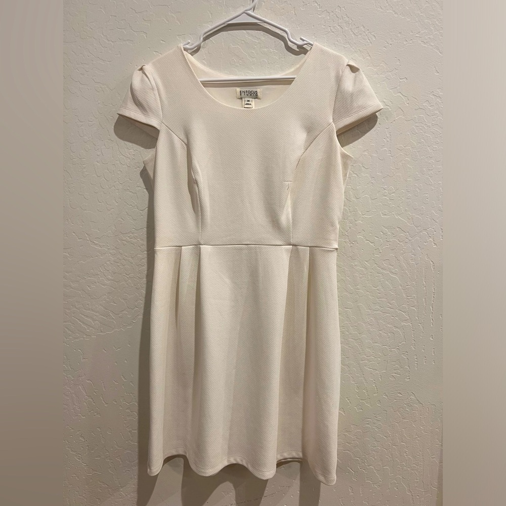 Mini dress by En Focus in white size 14